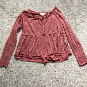 Flowery Long sleeve Shirt